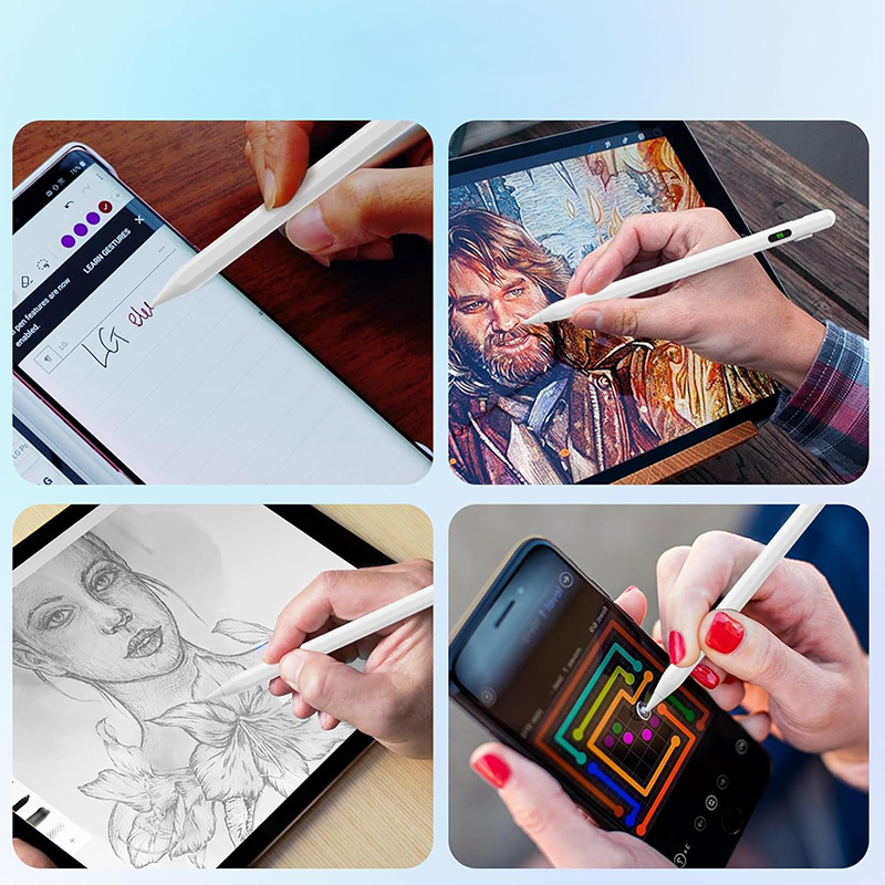 Universal Capacitive Stylus Pen With Digital Display
