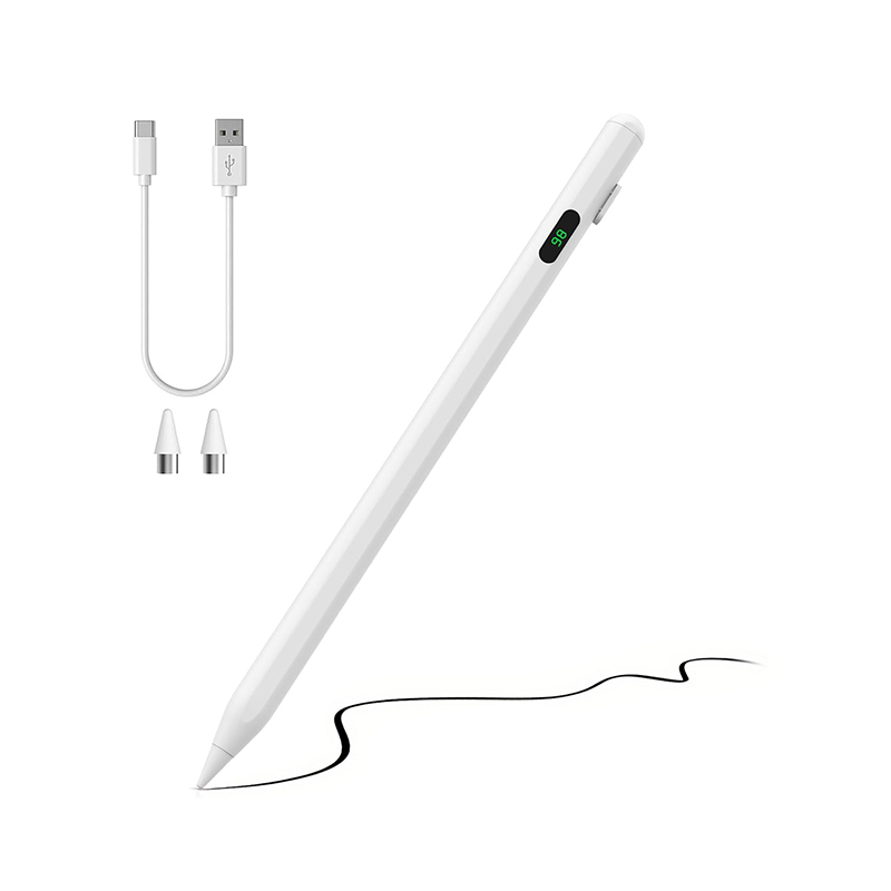 Universal Capacitive Stylus Pen With Digital Display